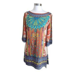 Flying Tomato Dress shift tunic Size Small southwestern bohemian Boho‎